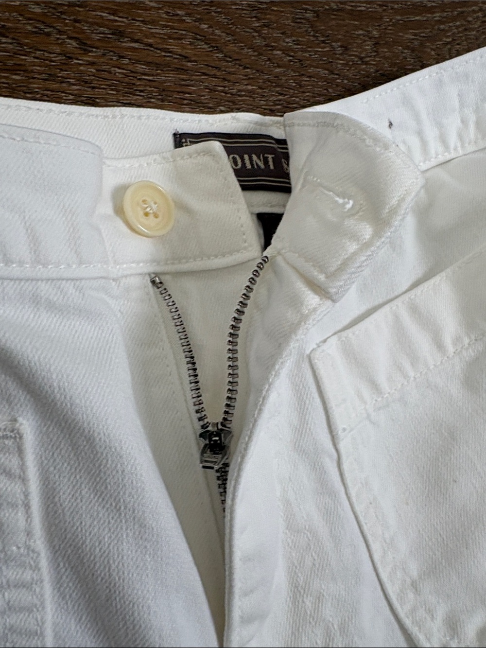 J.Crew Point Sur High-Rise Wide-Leg Crop Jeans in White Size 29 - Picture 5 of 9